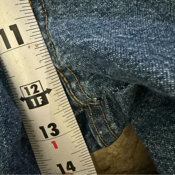 Women’s Vintage 90’s Blue Zone Brand High Waisted Baggy Denim Jeans  No Size Tag - Picture 14 of 16